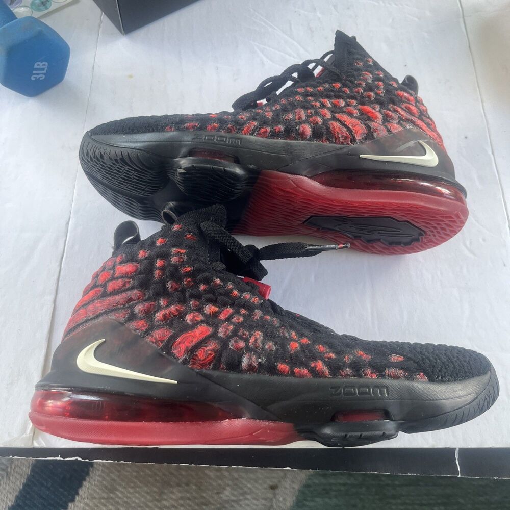 Size 7 (GS) - Nike LeBron 17 Mid Infrared VI